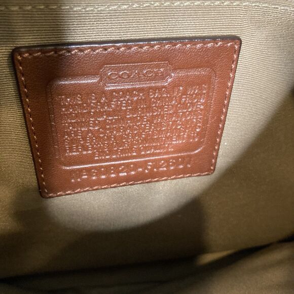 Coach Hamilton VTG Hobo Shoulder Bag British Tan Camel Leather Purse Y2K Vintage - Picture 14 of 15